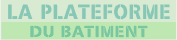 La Plateforme du Bâtiment logo
