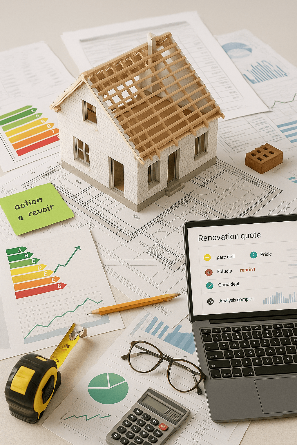 Maquette et rapport d'évaluation énergétique